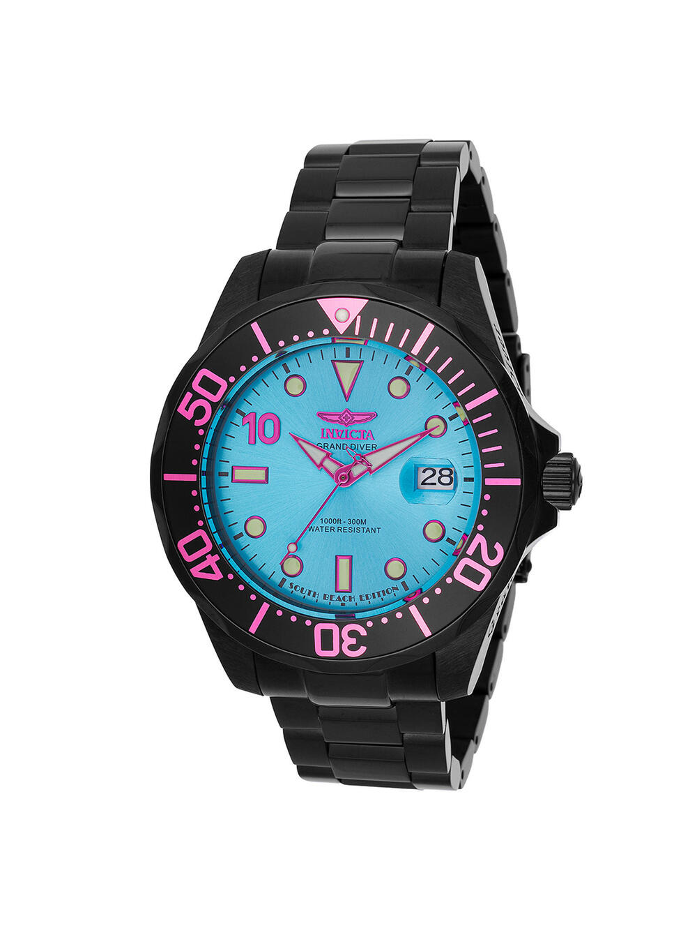 Invicta Grand Diver South Beach AUTOMATIC Men's Watch - 47mm, Black (48706)